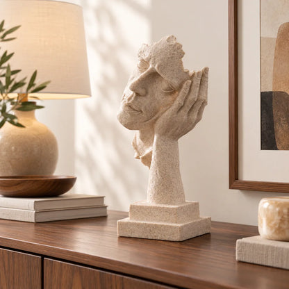 Quietude Sandstone Listening Sculpture — view 2