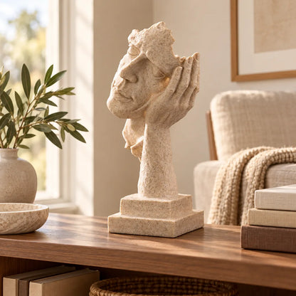 Quietude Sandstone Listening Sculpture — view 3