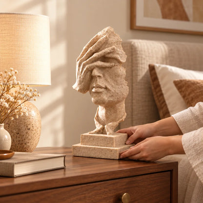 Quietude Sandstone Reflection Sculpture — view 3