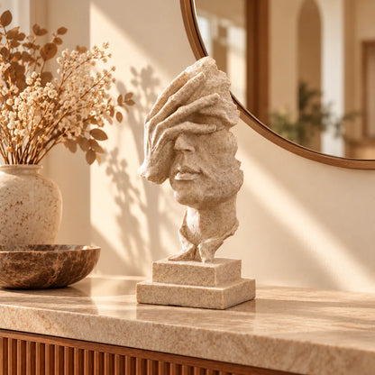 Quietude Sandstone Reflection Sculpture — view 4