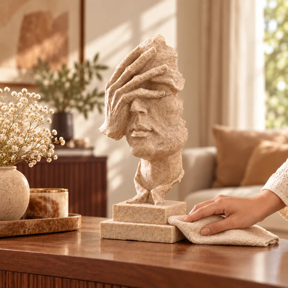 Quietude Sandstone Reflection Sculpture — view 5