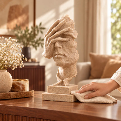 Quietude Sandstone Reflection Sculpture — view 5