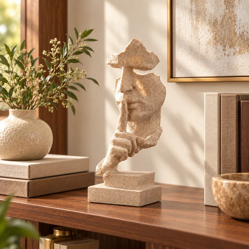Quietude Sandstone Silence Sculpture — view 2