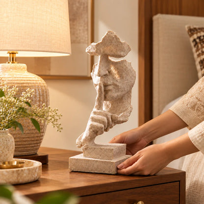Quietude Sandstone Silence Sculpture — view 3