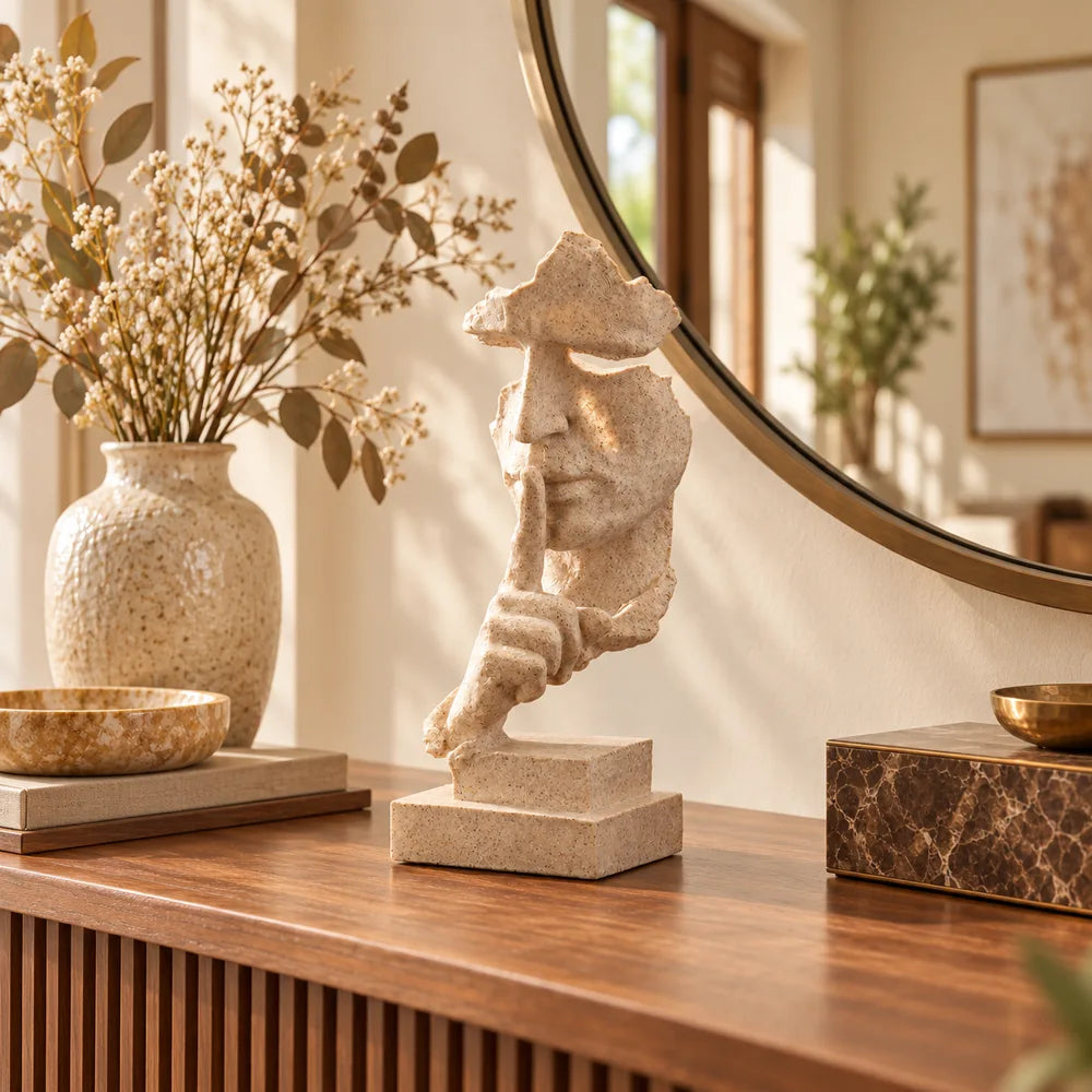 Quietude Sandstone Silence Sculpture — view 4