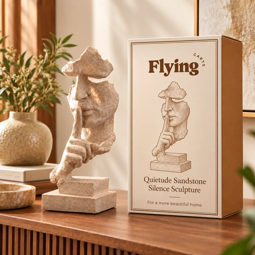 Quietude Sandstone Silence Sculpture — view 6