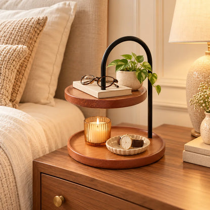Compact Two-Tier Entryway Display Stand — view 3