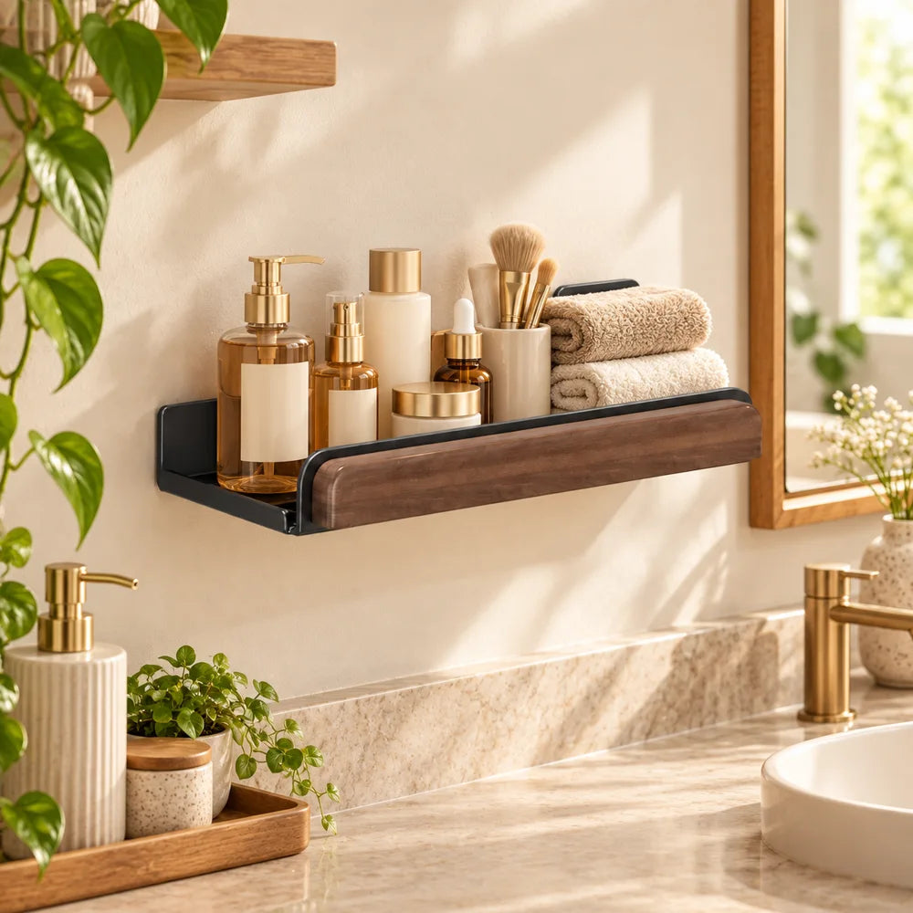 Minimal Wall-Mounted Spice Shelf (40 cm) — view 4