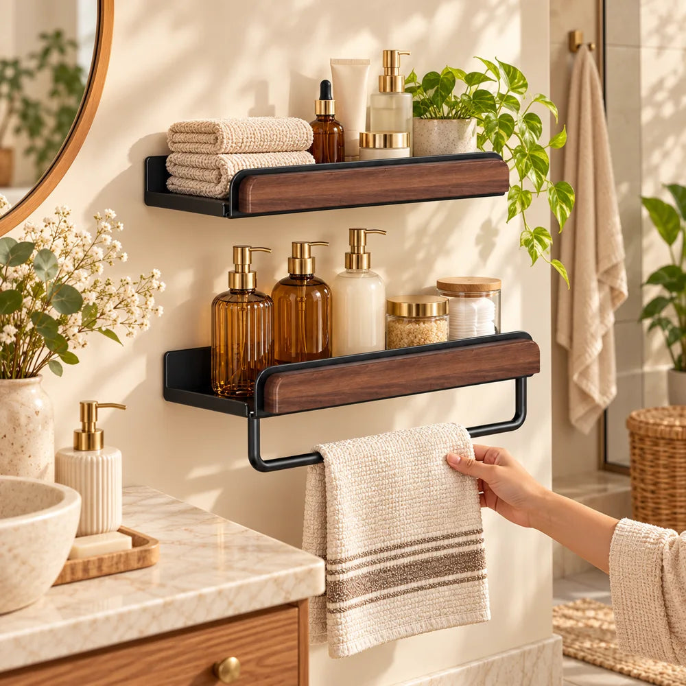 Double tier Wall Spice Shelf (30 cm) — view 4