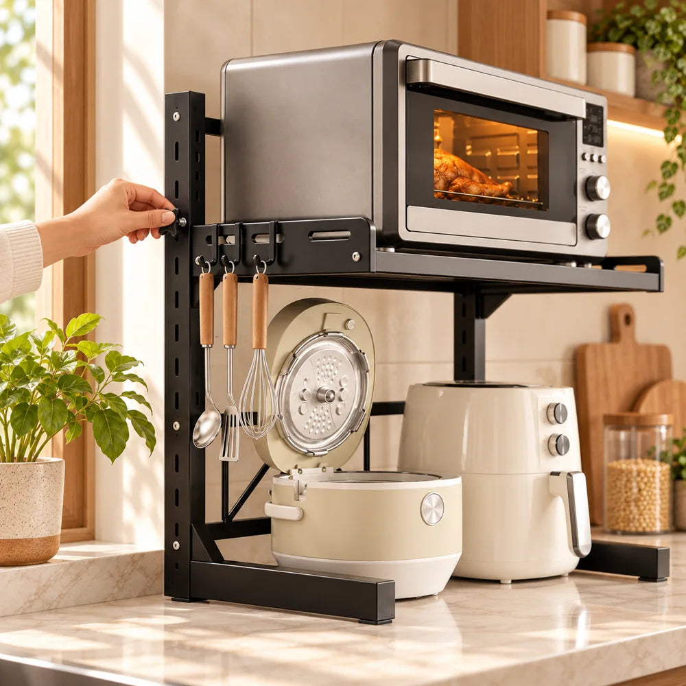 Adjustable Appliance Rack Two-Tier Frame — view 4