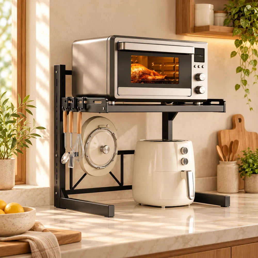 Adjustable Appliance Rack Two-Tier Frame — view 6