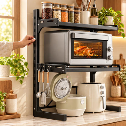 Adjustable Appliance Rack Three-Tier Frame — view 4