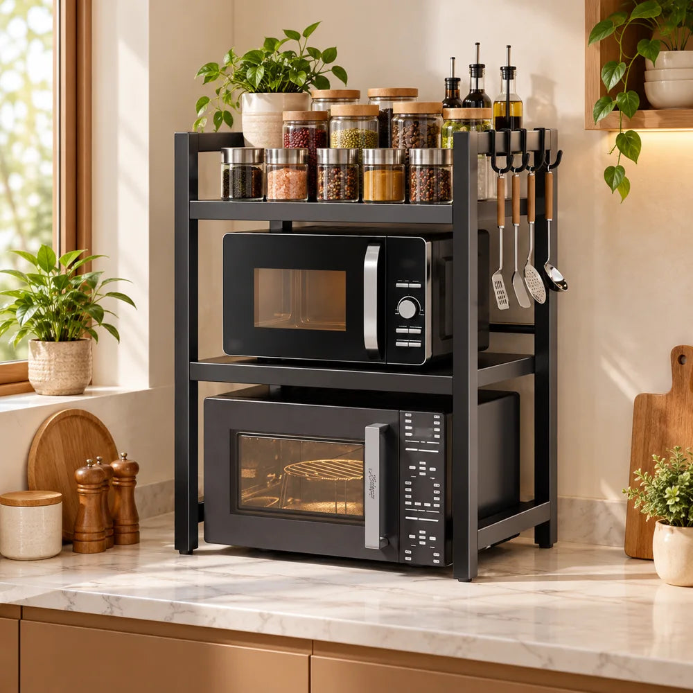 Extendable Appliance Shelf Double Shelf — view 1
