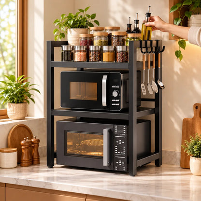 Extendable Appliance Shelf Double Shelf — view 2