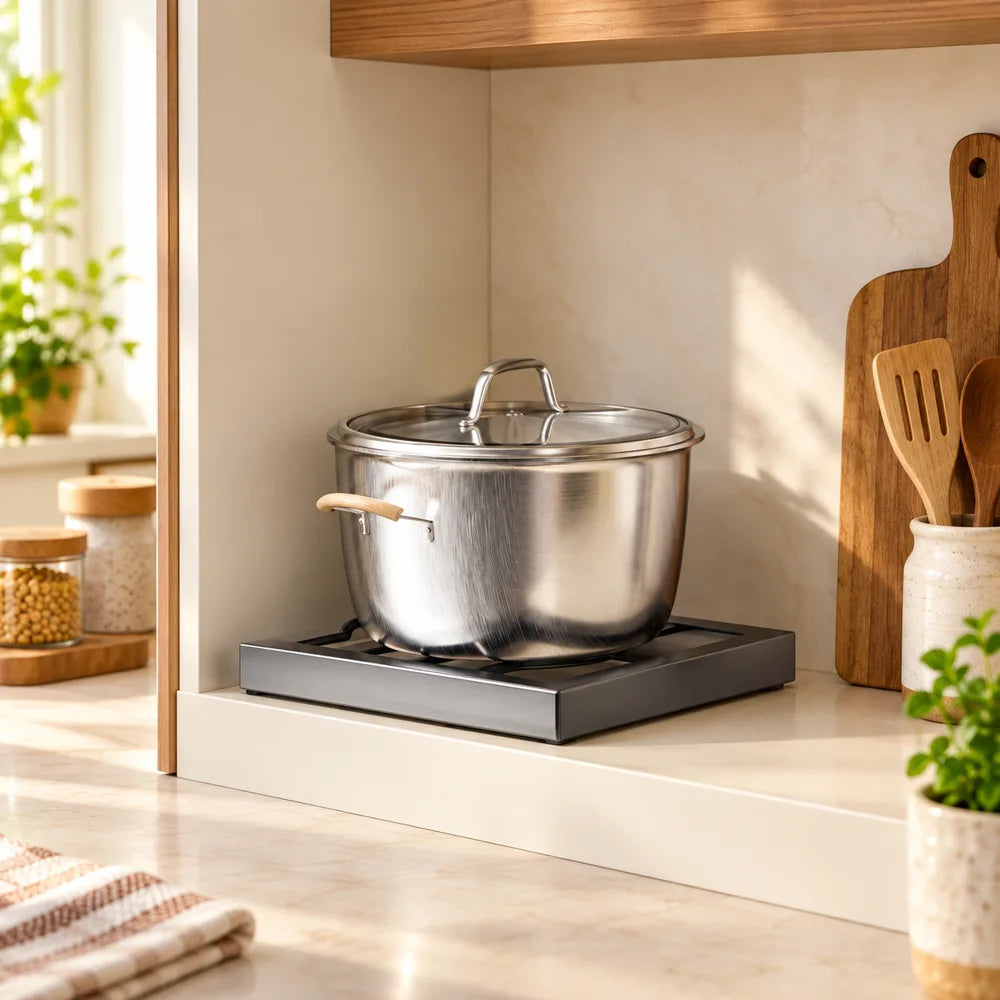 Single level Kitchen Pot Stand — view 1