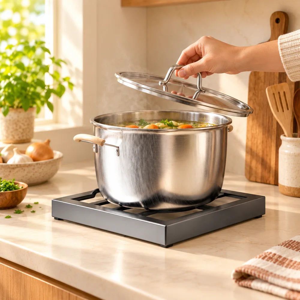Single level Kitchen Pot Stand — view 2