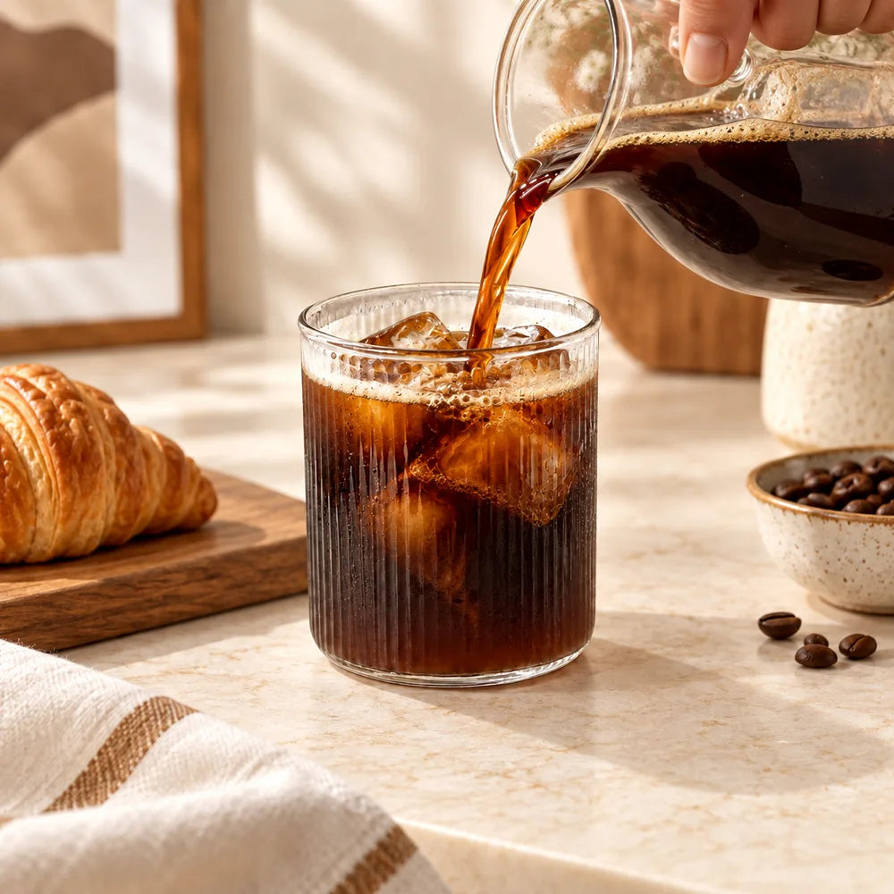 Classic Ribbed Glass Tumbler (300 ml) — view 2