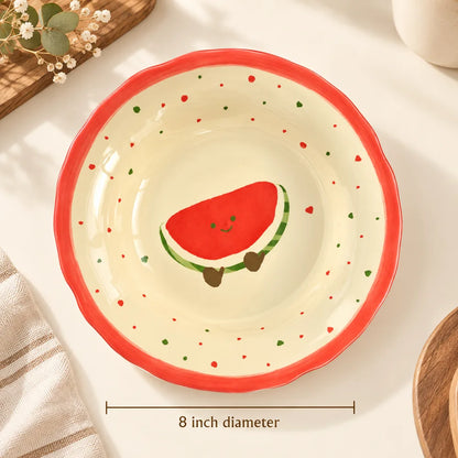 Watermelon Ceramic Side Plate (8 Inch) — view 5