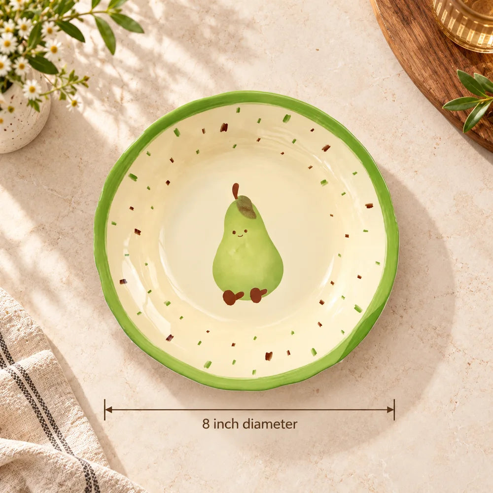 Pear Ceramic Side Plate (8 Inch) — view 5