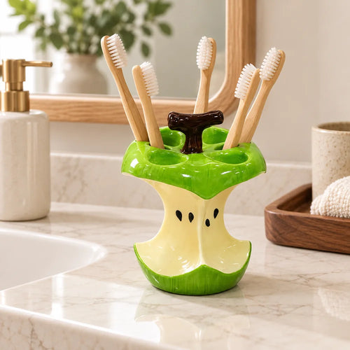 Apple Core Toothbrush Holder Manual Brushes (4 Slots) — view 1