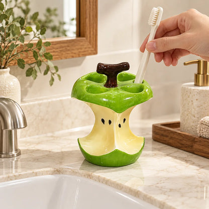 Apple Core Toothbrush Holder Manual Brushes (4 Slots) — view 2
