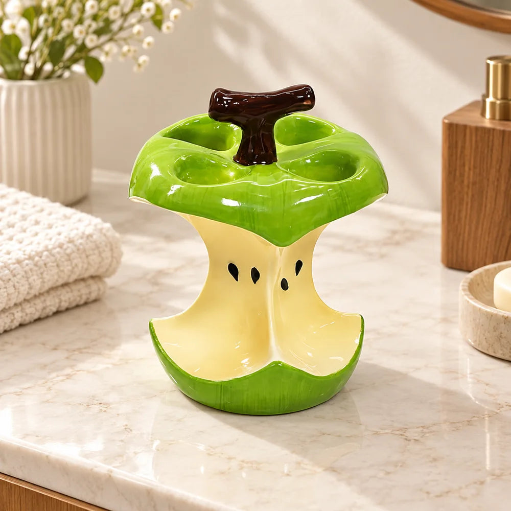 Apple Core Toothbrush Holder Manual Brushes (4 Slots) — view 4