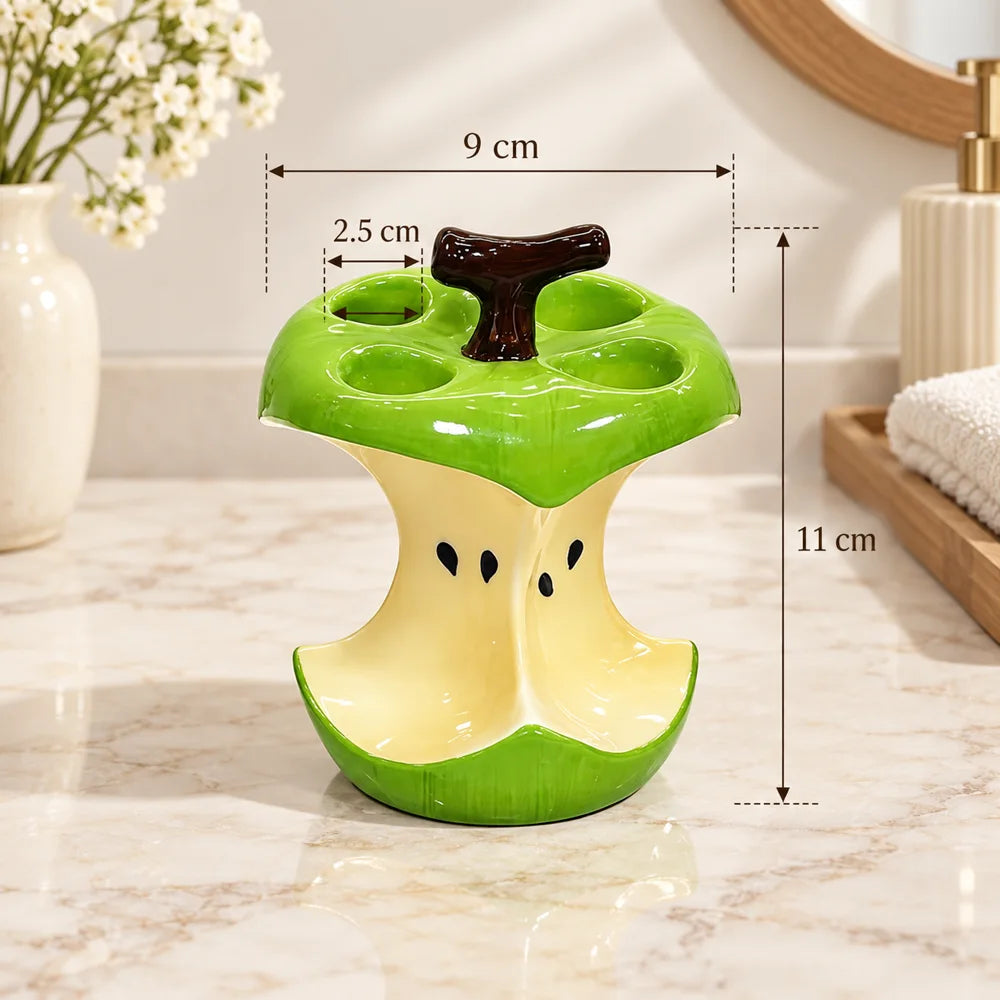 Apple Core Toothbrush Holder Manual Brushes (4 Slots) — view 5