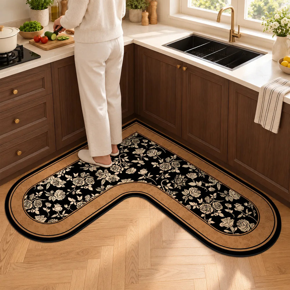 Heritage L Mat Midnight Botanical (90 × 90 × 45 cm) — view 2