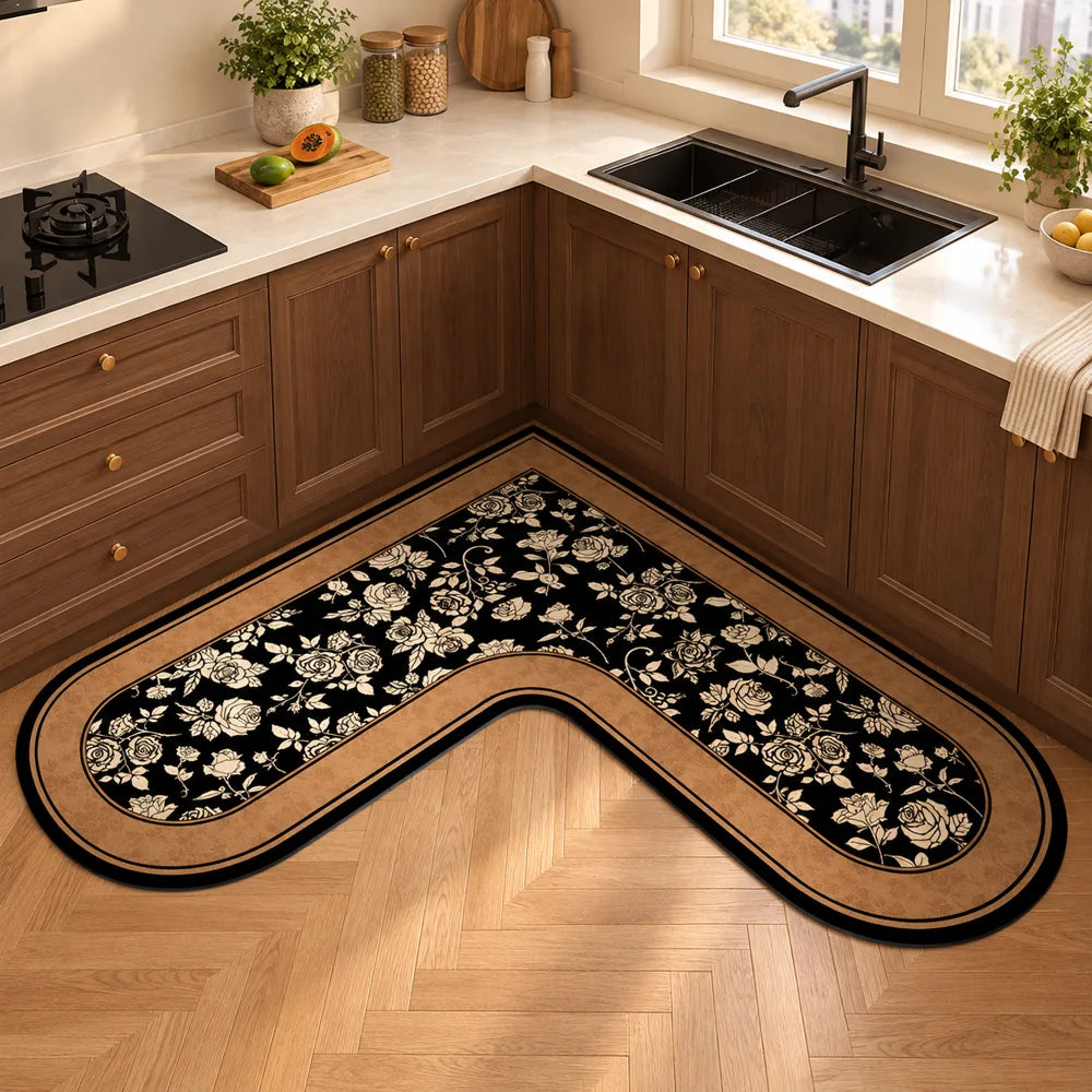Heritage L Mat Midnight Botanical (90 × 90 × 45 cm) — view 3