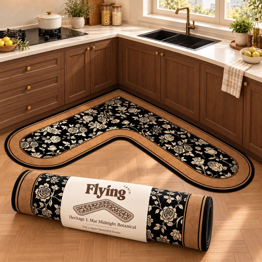 Heritage L Mat Midnight Botanical (90 × 90 × 45 cm) — view 6