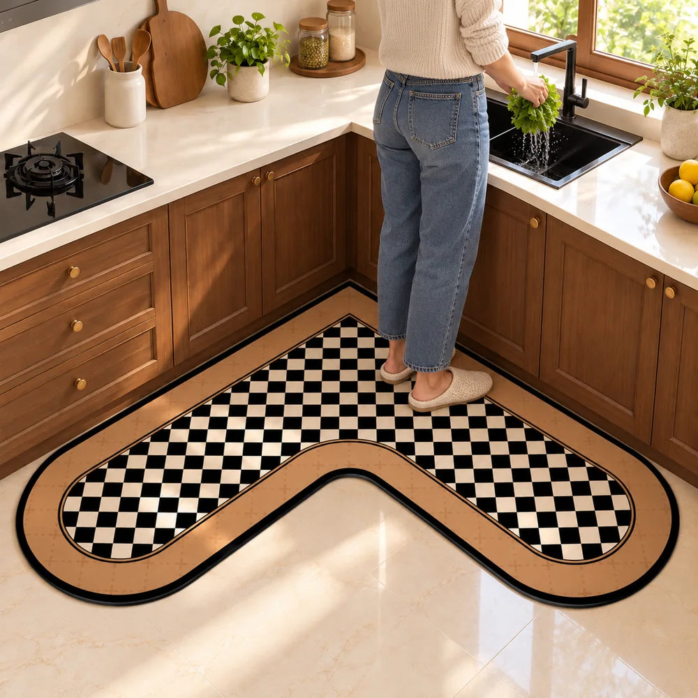 Heritage L Mat Classic Checker (90 × 90 × 45 cm) — view 2