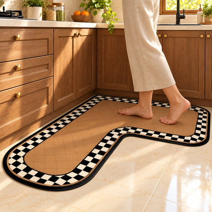 Heritage L Mat Camel Border (90 × 90 × 45 cm) — view 5