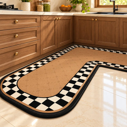 Heritage L Mat Camel Border (90 × 90 × 45 cm) — view 6