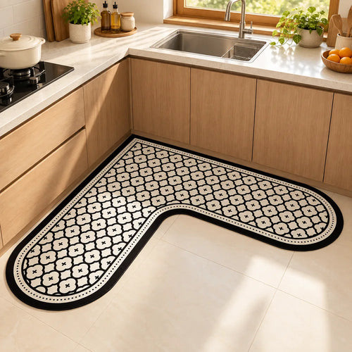 Maison L Mat Diamond Lattice (120 × 120 cm) — view 1