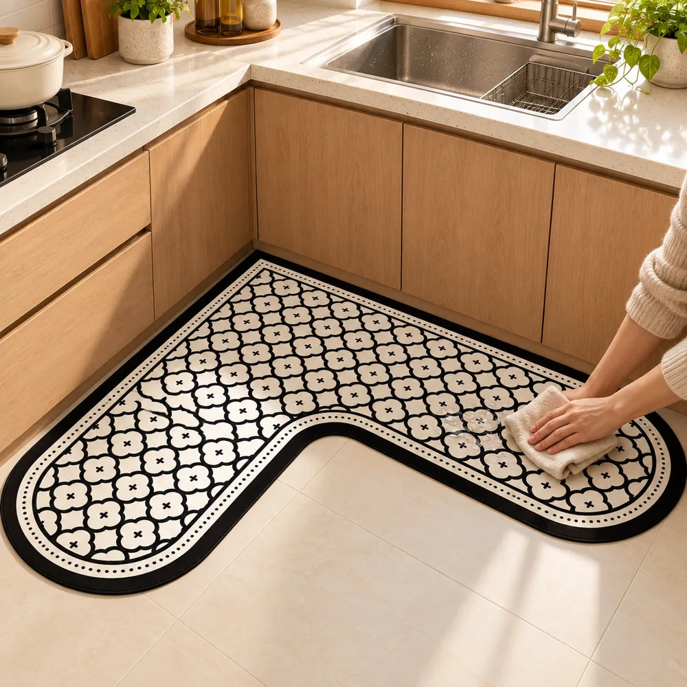 Maison L Mat Diamond Lattice (120 × 120 cm) — view 4