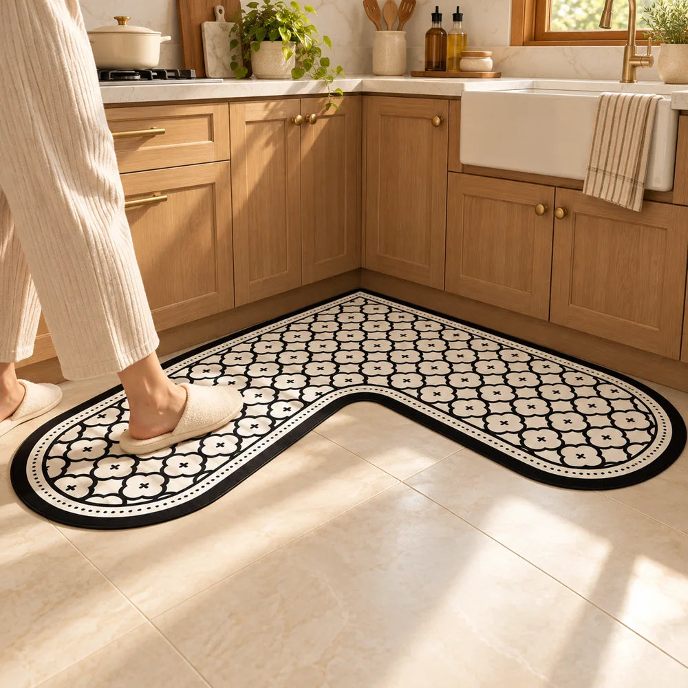 Maison L Mat Diamond Lattice (120 × 120 cm) — view 5
