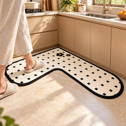 Maison L Mat Corner Blossom (120 × 120 cm) — view 5