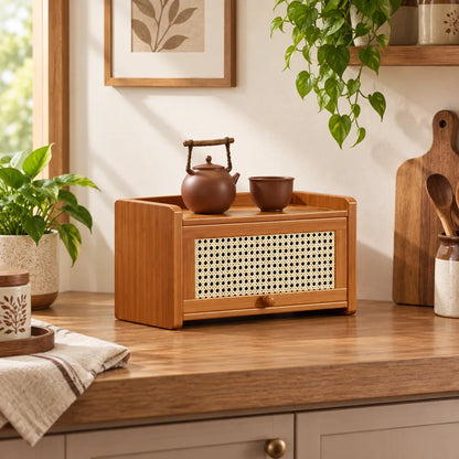 Woven front Flip door Cup Cabinet (30 cm) — view 1
