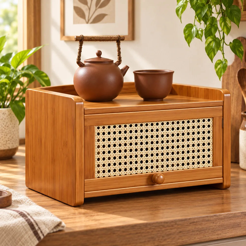 Woven front Flip door Cup Cabinet (30 cm) — view 4