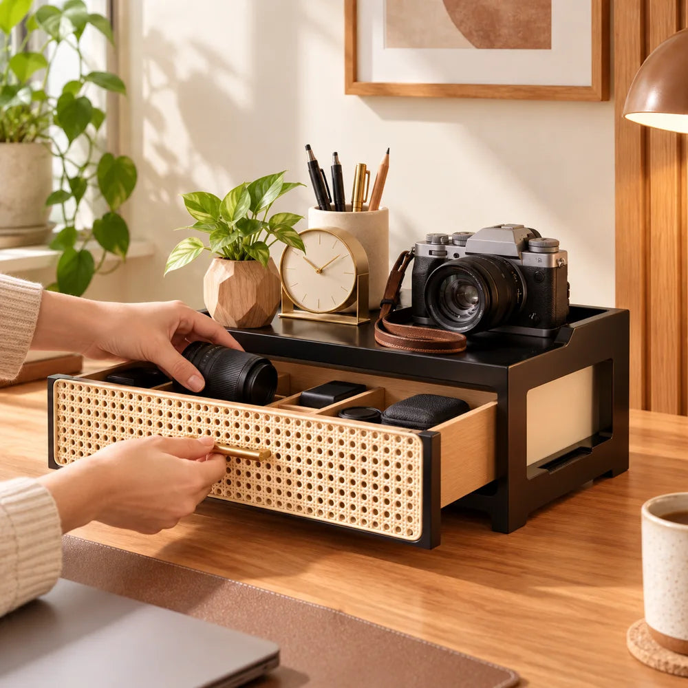 Woven Drawer Organiser Single Wide Drawer — view 2