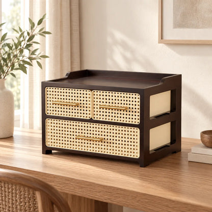 Woven Drawer Organiser Twin Top Drawers — view 1
