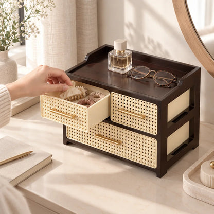 Woven Drawer Organiser Twin Top Drawers — view 3