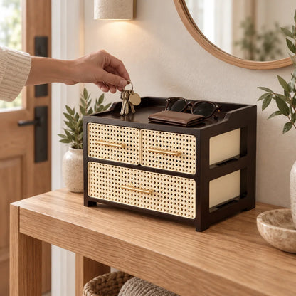 Woven Drawer Organiser Twin Top Drawers — view 4