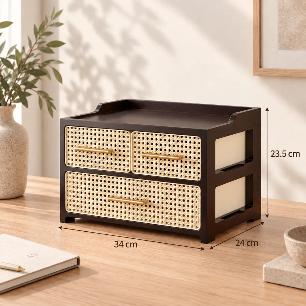 Woven Drawer Organiser Twin Top Drawers — view 6