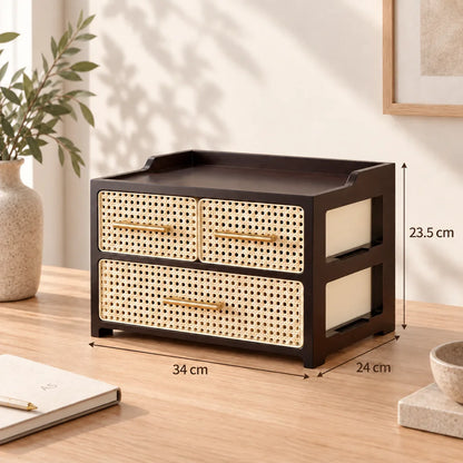 Woven Drawer Organiser Twin Top Drawers — view 6