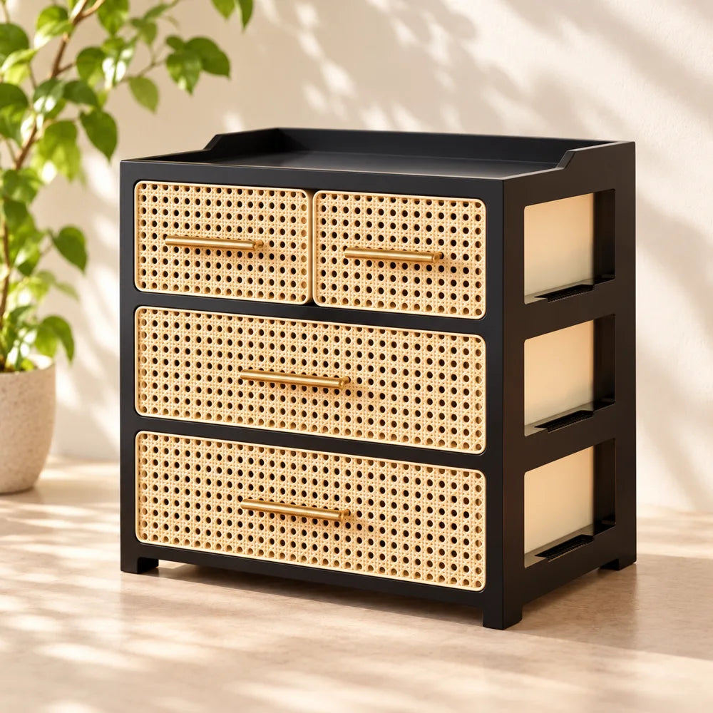Woven Drawer Organiser Three-Tier Mixed Drawers — view 4
