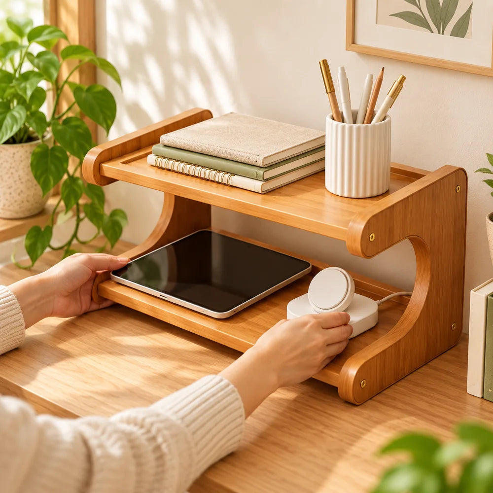 Vintage Desktop Shelf Open (30 cm) — view 2