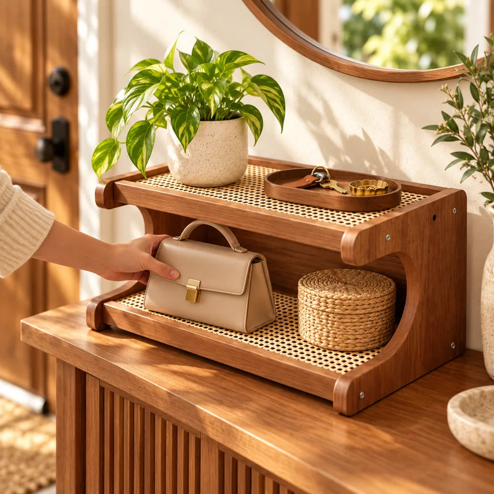 Vintage Desktop Shelf Woven (30 cm) — view 5