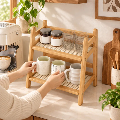 A frame Woven Desktop Shelf — view 2