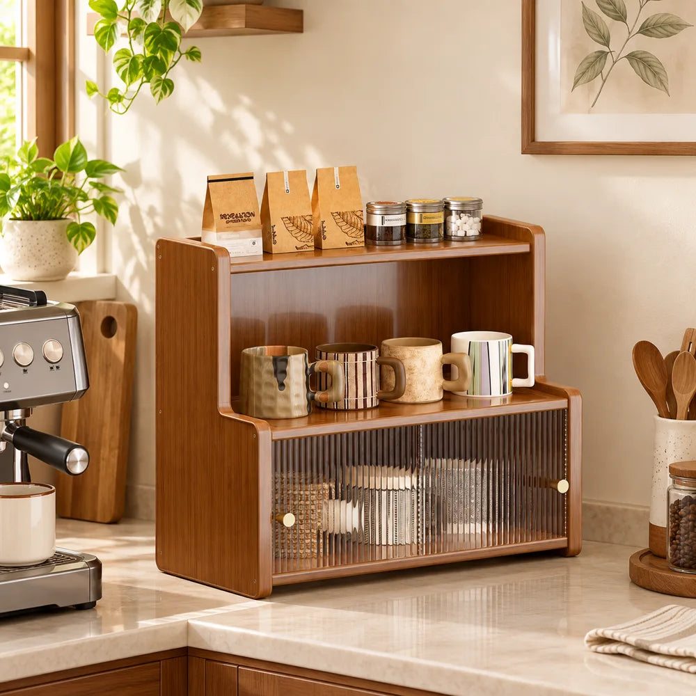 Sliding door Countertop Cabinet — view 1